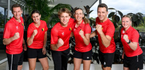 Groepsfoto team België in United Cup in Sydney op 2 januari 2026 - © Steve Markham (Tennis Australia en Getty Images)