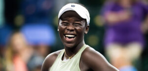 Victoria Mboko op WTA Indian Wells in maart 2026 - © Jimmie48 Tennis Photography