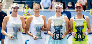 Magali Kempen en Alexandra Panova op WTA Cincinnati op 22 augustus 2026 - © Jimmie48 Tennis Photography