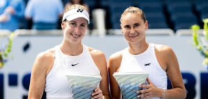 Magali Kempen en Alexandra Panova op WTA Cincinnati op 22 augustus 2026 - © Jimmie48 Tennis Photography
