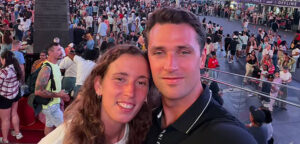 Elise Mertens en Christopher Heyman in New York in 2026 - © Elise Mertens (Instagram)