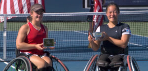 Luna Gryp en Siera Matsuoka op de US Open op 11 september 2026 - © USTA
