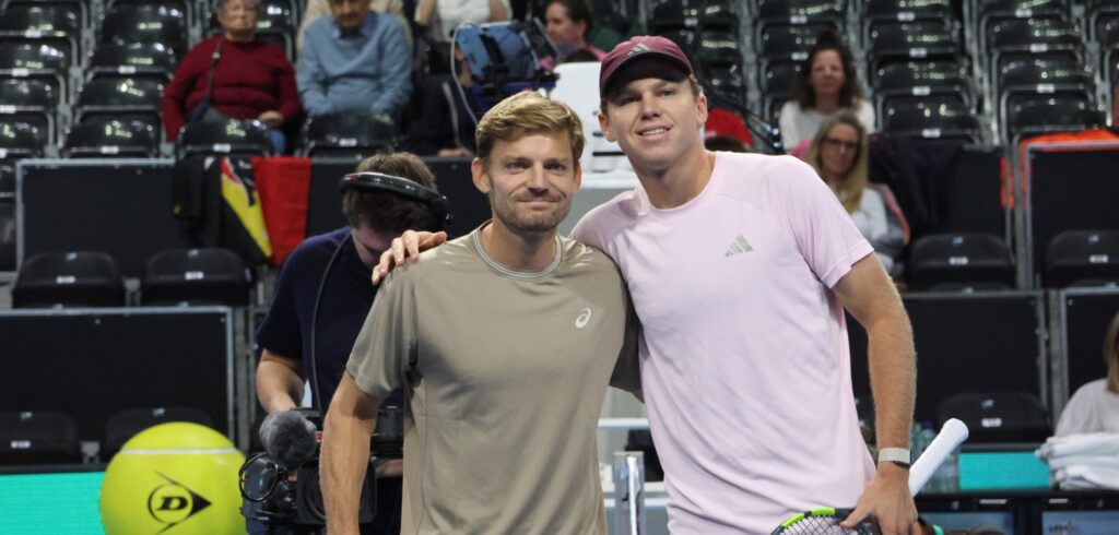 David Goffin en Alex Michelsen - © Betty Stolck (Tennisplaza)