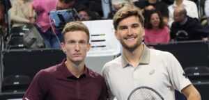 Jiri Lehecka en Raphael Collignon - © Betty Stolck (Tennisplaza)